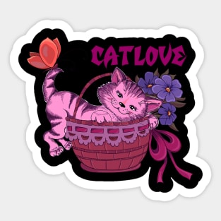 Katzenliebhaber Sticker